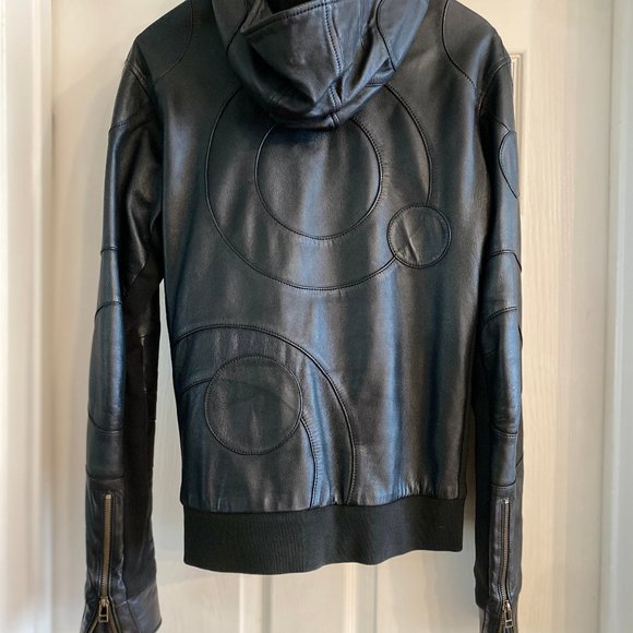 HEATHEN LEATHER JACKET WOMENS M/L - Picture 6 of 9